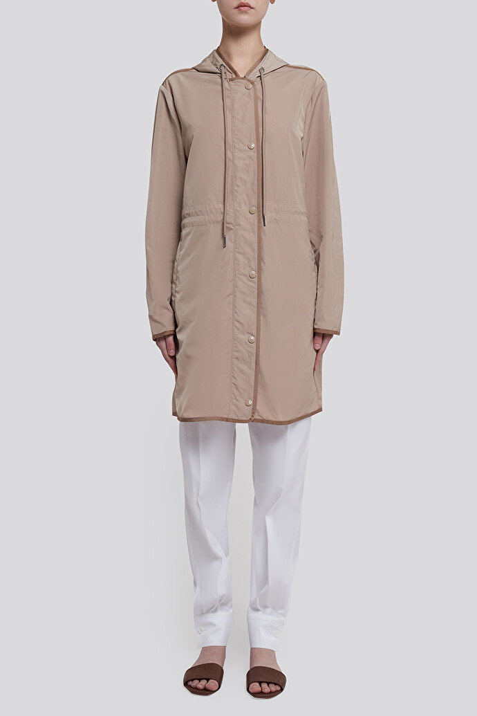 몽클레어 / 여성 레브리스 후드 롱 자켓 베이지 1C73300 54543 221 STK - MONCLER