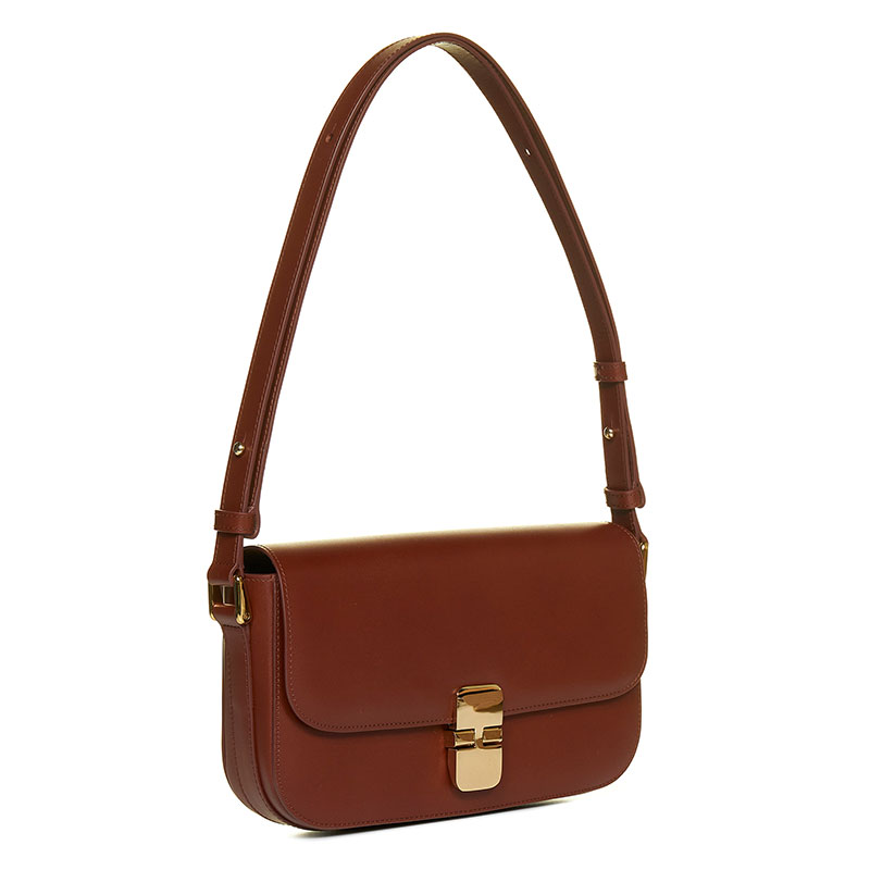 아페쎄 / 그레이스 바게트 숄더백 브라운 PXBMW F61615 CAD STK - A.P.C.