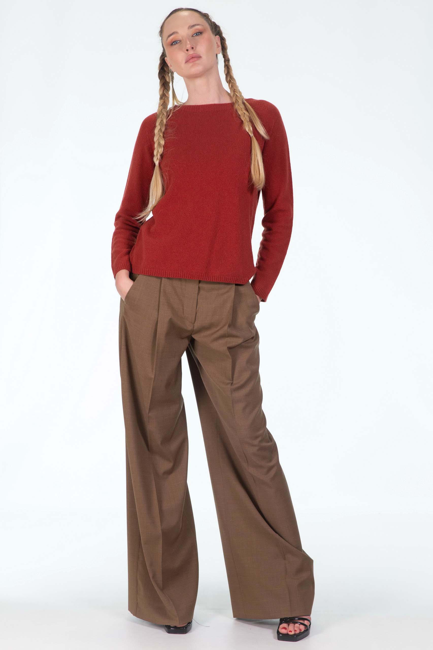 에스막스마라 / 여성 지오리 캐시미어 스웨터 레드 2393660139600 002 STK - 'S MAX MARA