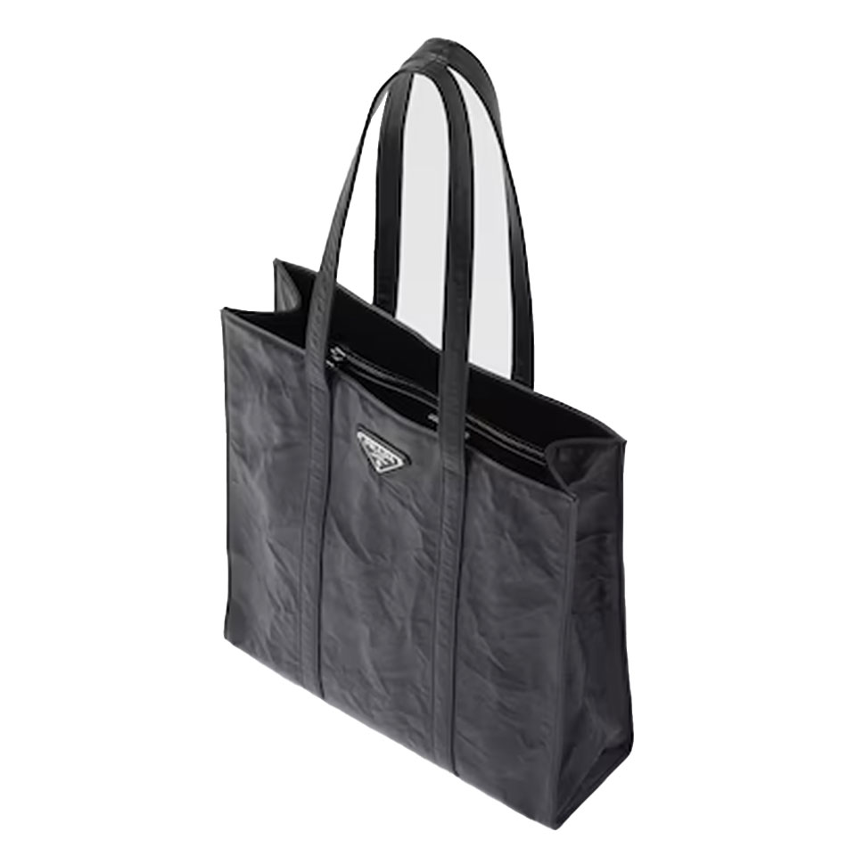 프라다 / 링클 나파 스몰 토트백 블랙 1BG459 UVL F0002 V OOO STK - PRADA