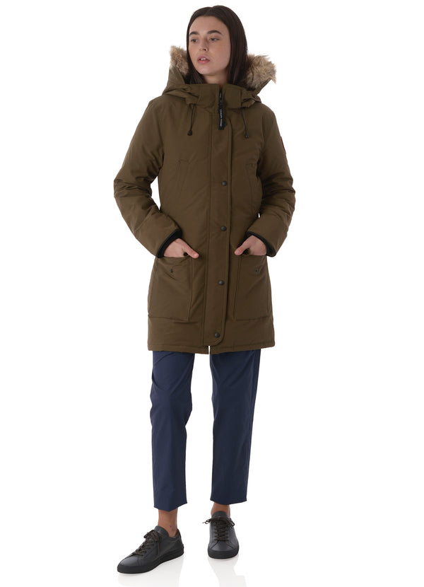 캐나다구스 / 여성 트릴리움 파카 밀리터리 그린 6660L 49 STK - CANADA GOOSE