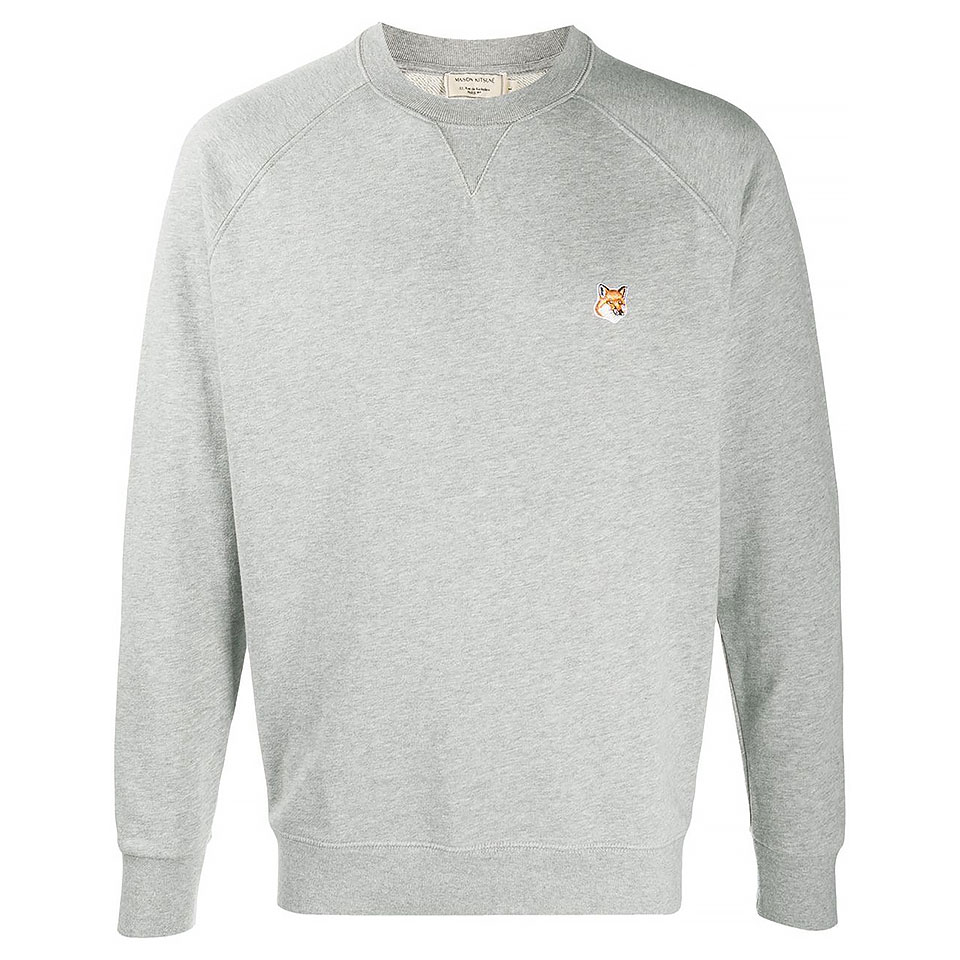 메종키츠네 / 남성 폭스헤드 패치 클래식 맨투맨 그레이 AM00303KM0001 H150 STK