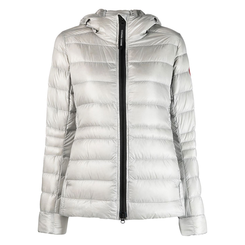 캐나다구스 / 여성 사이프레스 후드 집업 숏패딩 실버 2242W 200 STK