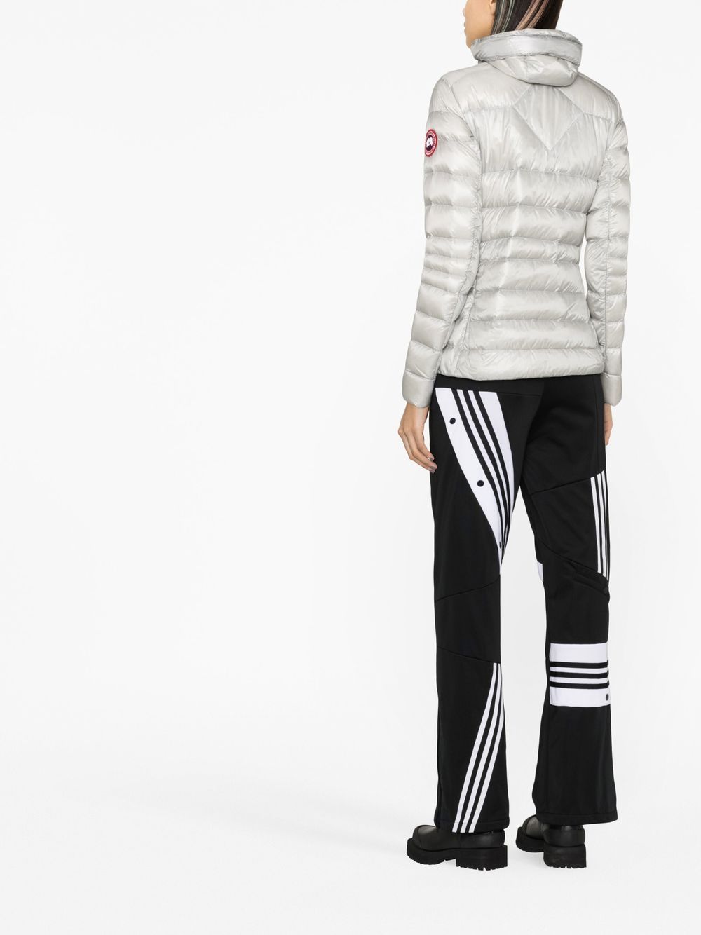 캐나다구스 / 여성 사이프레스 후드 집업 숏패딩 실버 2242W 200 STK - CANADA GOOSE