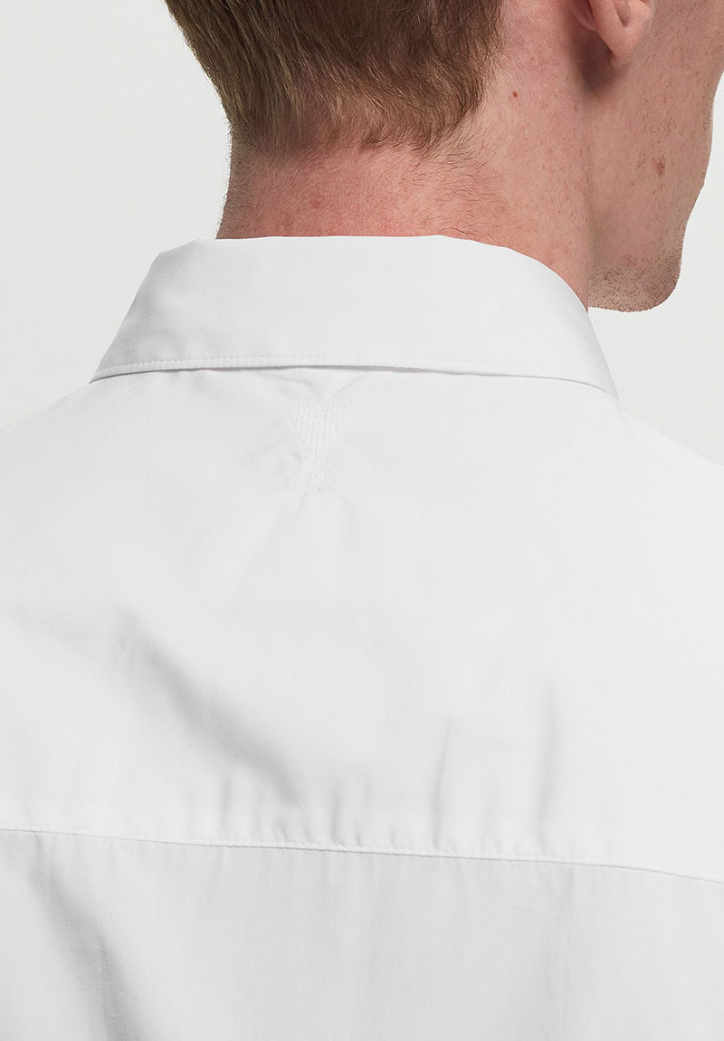 아미 / 남성 토날 셔츠 화이트 USH150 CO0045 100 STK - AMI