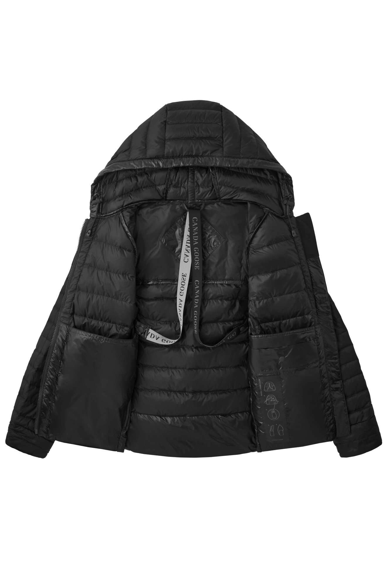  캐나다구스 / 여성 록스보로 후드 패딩 자켓 블랙 2225LB 39 61 STK - CANADA GOOSE