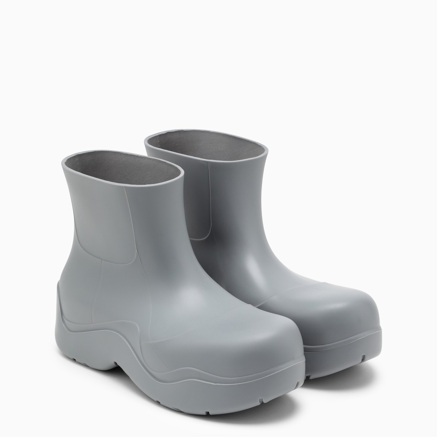 보테가 베네타 / 여성 잉크웰 퍼들 앵클부츠 그레이 640045 V00P0 1268 STK - BOTTEGA VENETA