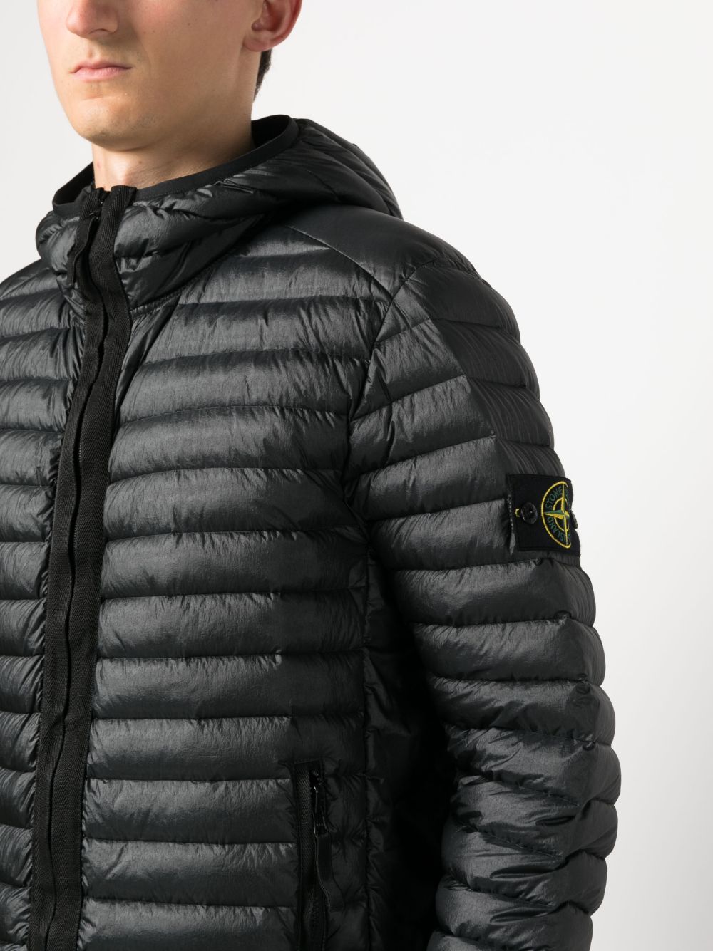  스톤아일랜드 / 남성 리사이클 나일론 패커블 다운 재킷 블랙 791540324 V0029 STK - STONE ISLAND