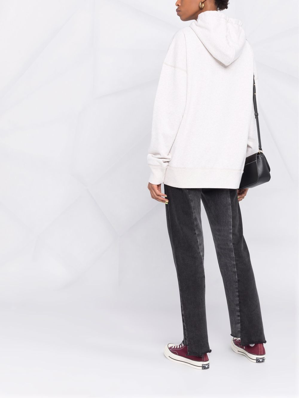 이자벨 마랑 에뚜왈 / 여성 만셀 오버사이즈 후디 에크루 SW0001FA A1M07E 23EC STK - ISABEL MARANT ETOILE