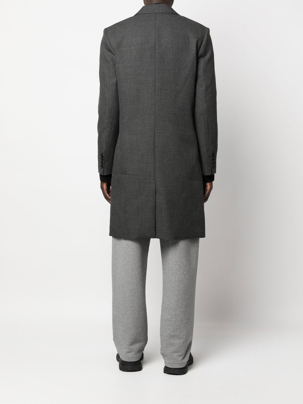 아미 / 남성 울 싱글 코트 그레이 UCO001 285 050 STK - AMI