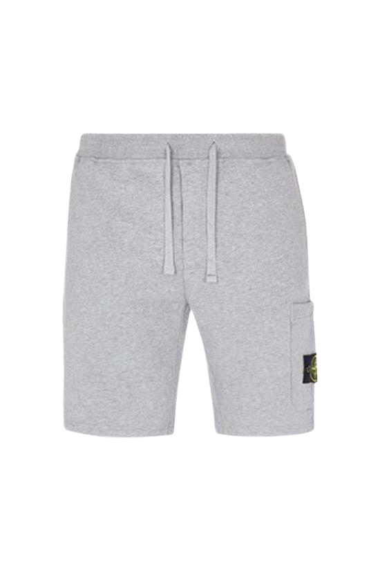  스톤 아일랜드 / 남성 브러시드 플리스 버뮤다 팬츠 멜란지 그레이 771564620 V0M64 BPG