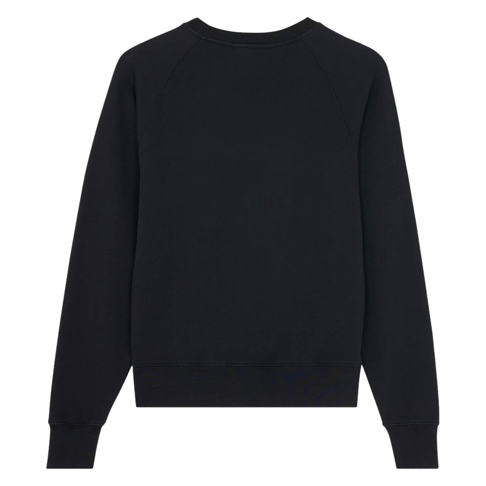 메종키츠네 / 여성 드레스드 폭스 패치 스웨트셔츠 블랙 KW00309KM0001 P199 STK - MAISON KITSUNE