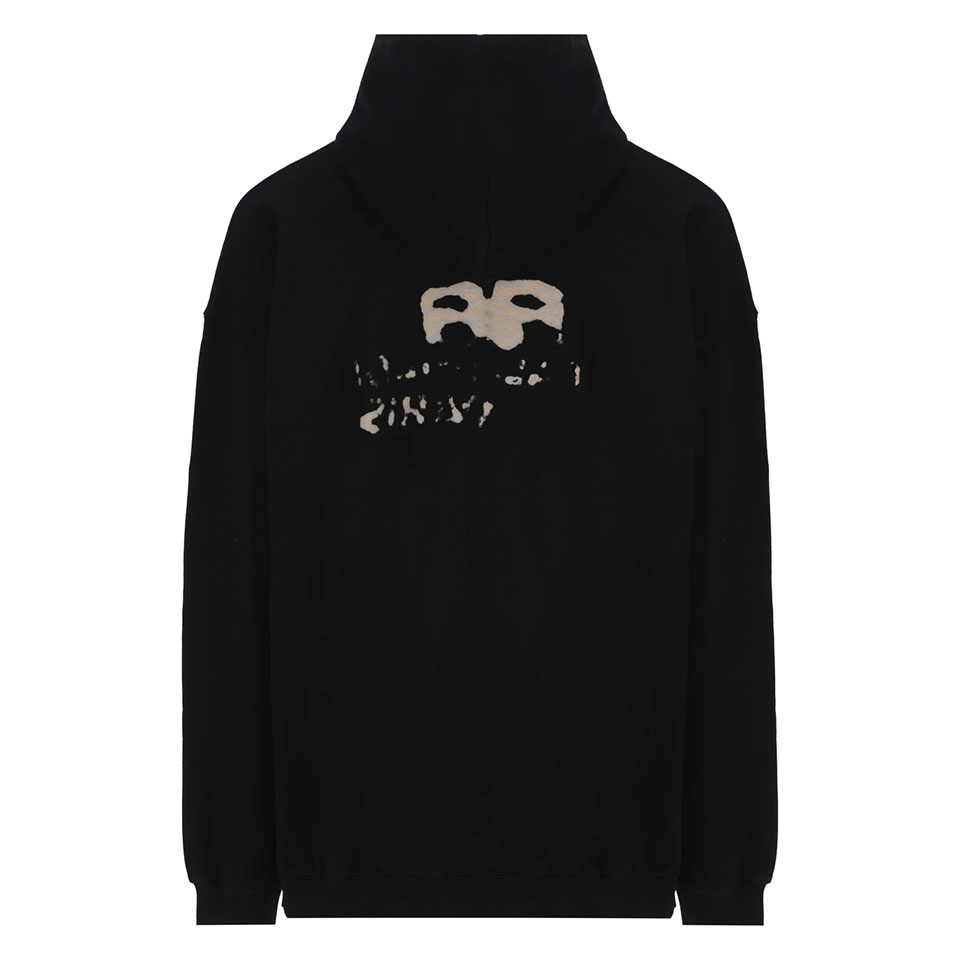 발렌시아가 / 남성 그래피티 로고 후디 블랙 620973 TNVQ1 1059 STK - BALENCIAGA