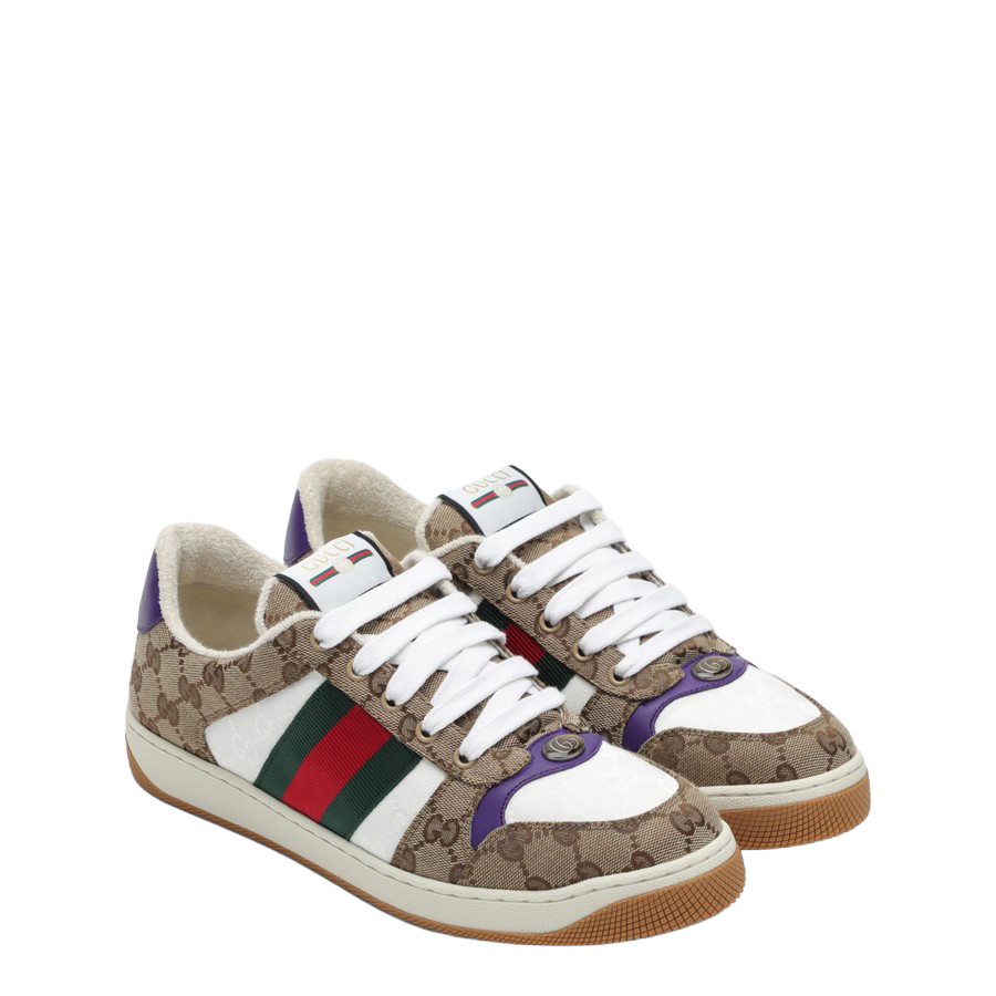 25SS 구찌 / 남성 스크리너 로우탑 뮬/슬리퍼 812638FAD3U Brown BPG