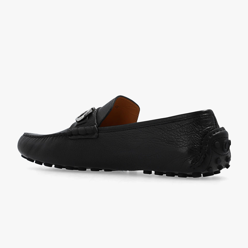 살바토레페라가모 / 남성 간치니 오너먼트 드라이빙 슈즈 블랙 020983 758351 STK - SALVATORE FERRAGAMO