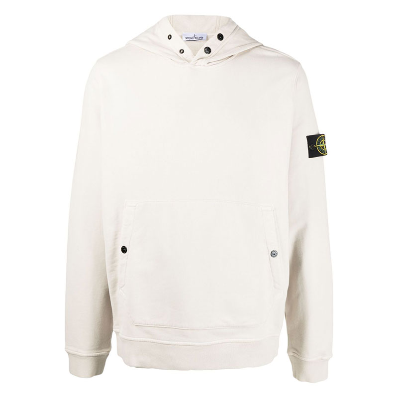 스톤아일랜드 / 남성 로고 와펜 패치 후디 크림 791561720 V0097 STK