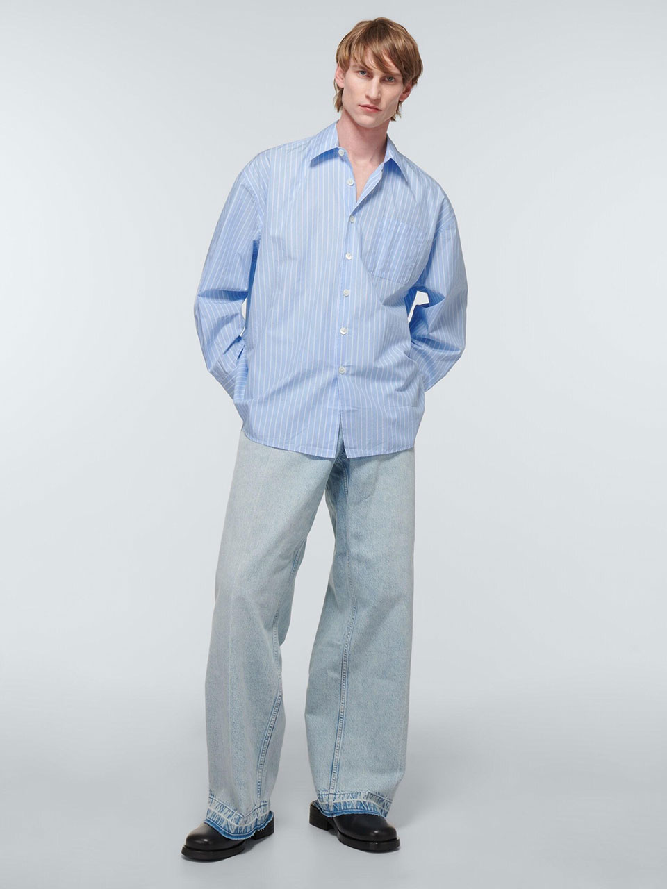 아워레가시 / 남성 카미온 뮬 블랙 A2217CVSE BLACK STK - OUR LEGACY