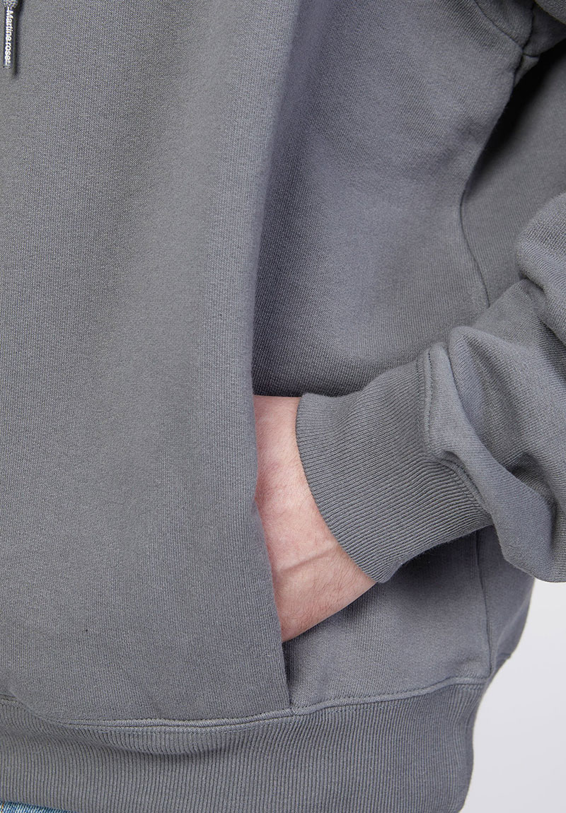 마틴로즈 / 남성 페인팅 컬러 레터링 후디 스웨트셔츠 그레이 MRSS22602FG GREY STK - MARTINE ROSE