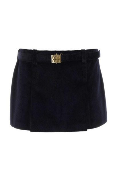  미우미우 / 여성 숏 스커트 MG2064S23213I4 F0124 Blue BPG