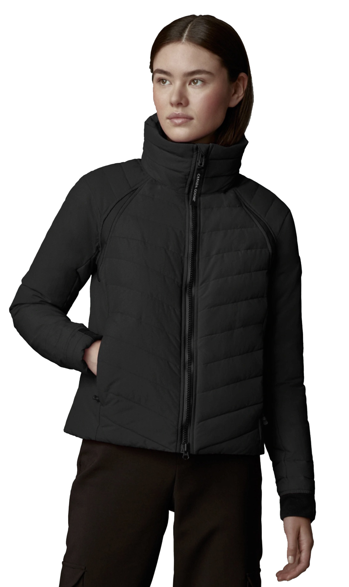 캐나다구스 / 여성 하이브릿지 쇼트 다운 재킷 블랙 2741L 61 STK - CANADA GOOSE