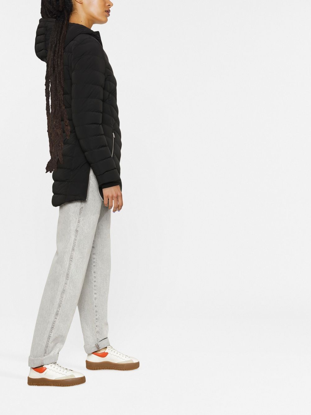  무스너클 / 여성 락클리프 후드 패딩 자켓 블랙 M32LJ115 292 STK - MOOSE KNUCKLES