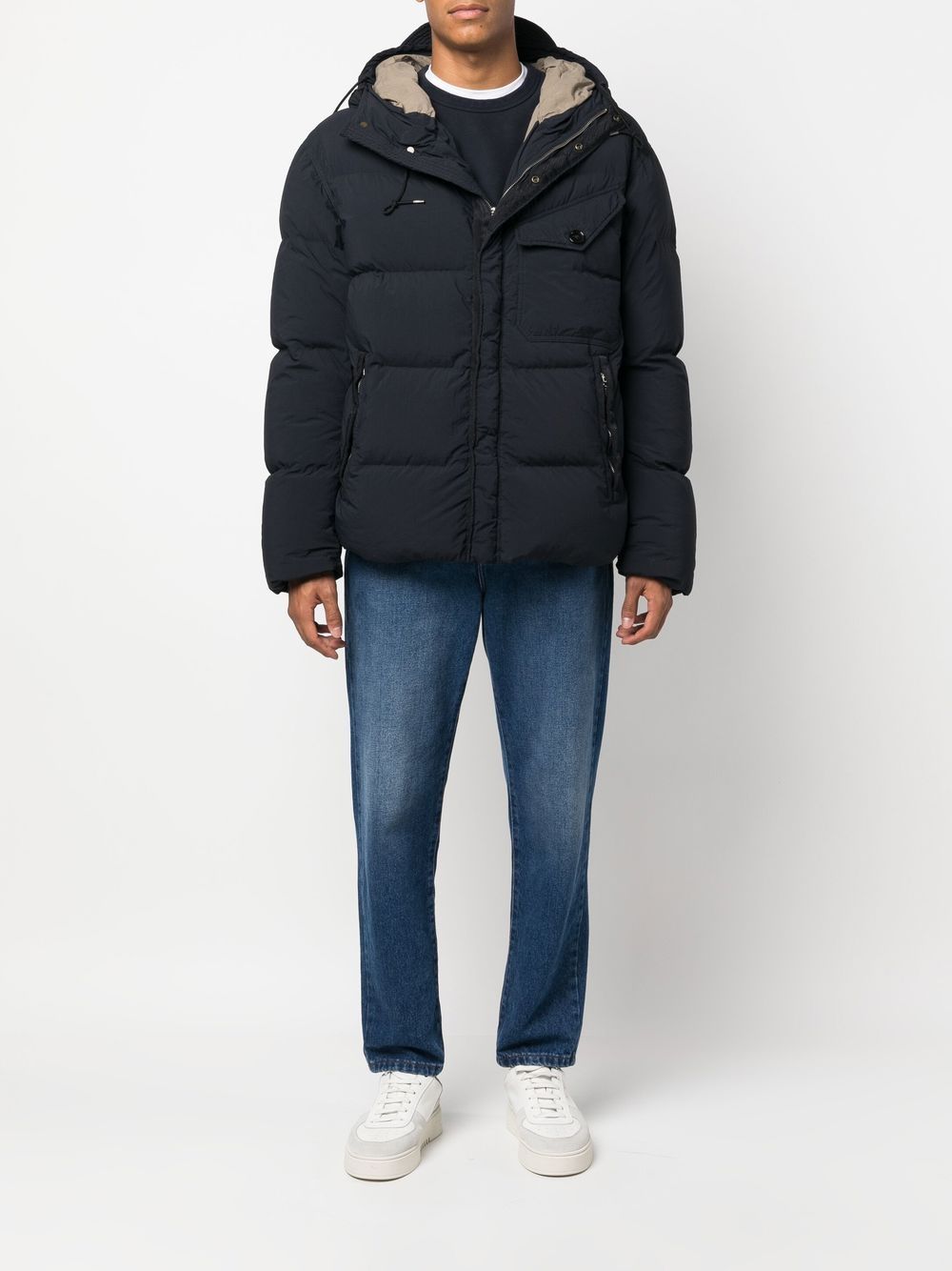 텐 씨 / 남성 서바이벌 다운 패딩 자켓 네이비 21CTCUC03126 003780 888 STK - TEN C