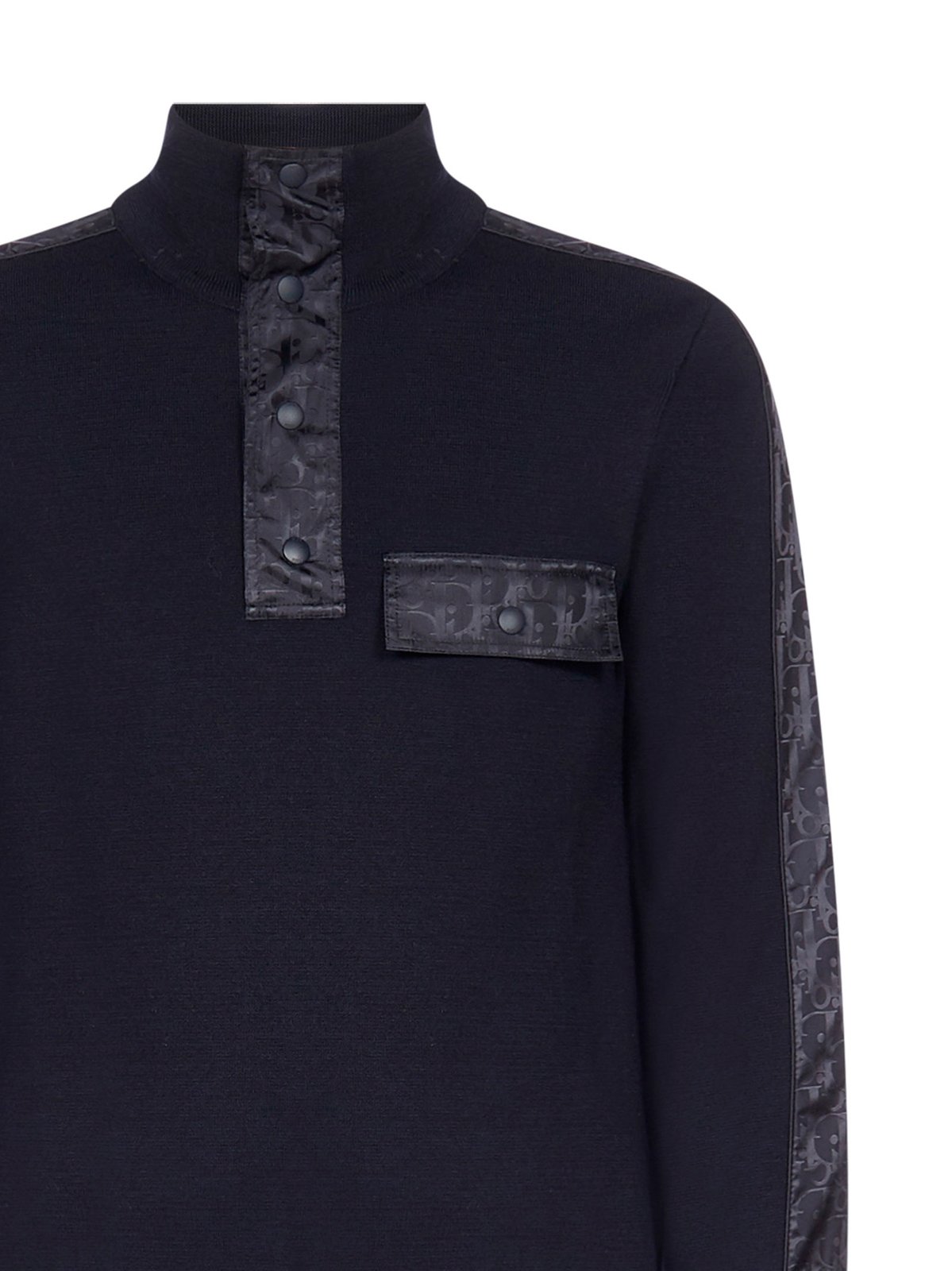  디올옴므 / 남성 오블리크 자카드 터틀넥 스웨터 113M623AT192 BPG - DIOR