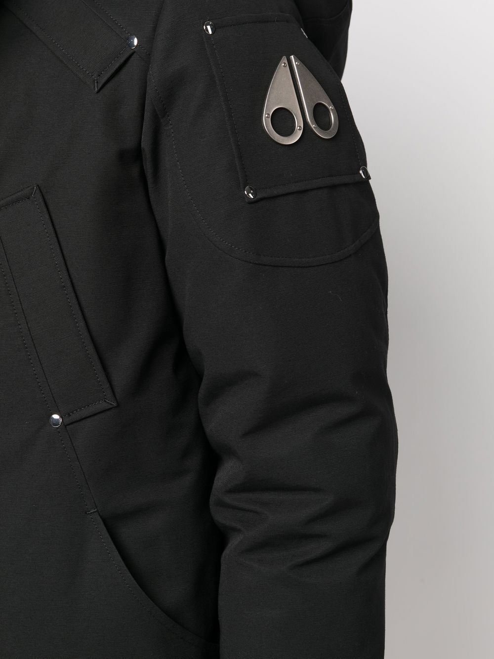 무스너클 / 남성 퍼 후드봄버 숏패딩 자켓 블랙 M32MB000S 305 STK - MOOSE KNUCKLES