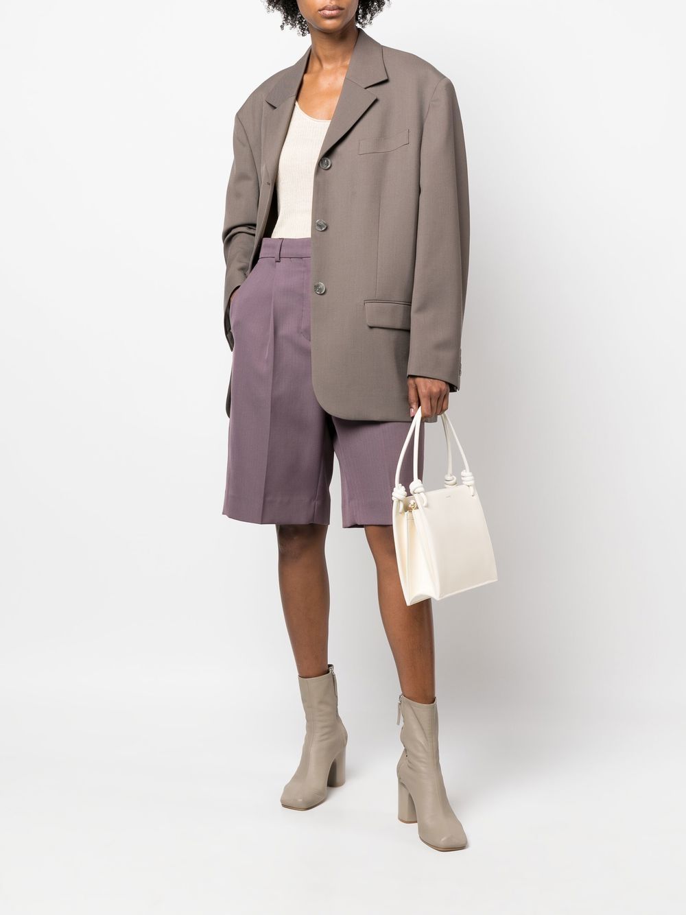 질 샌더 / 미디엄 핸드백 화이트 J07WD0019 P4841 106 STK - JIL SANDER