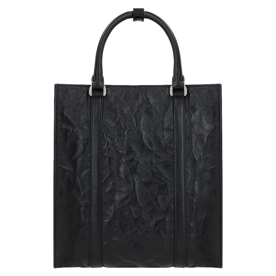 프라다 / 링클 나파 미니 토트백 블랙 1BG458 UVL F0002 V MOO STK - PRADA