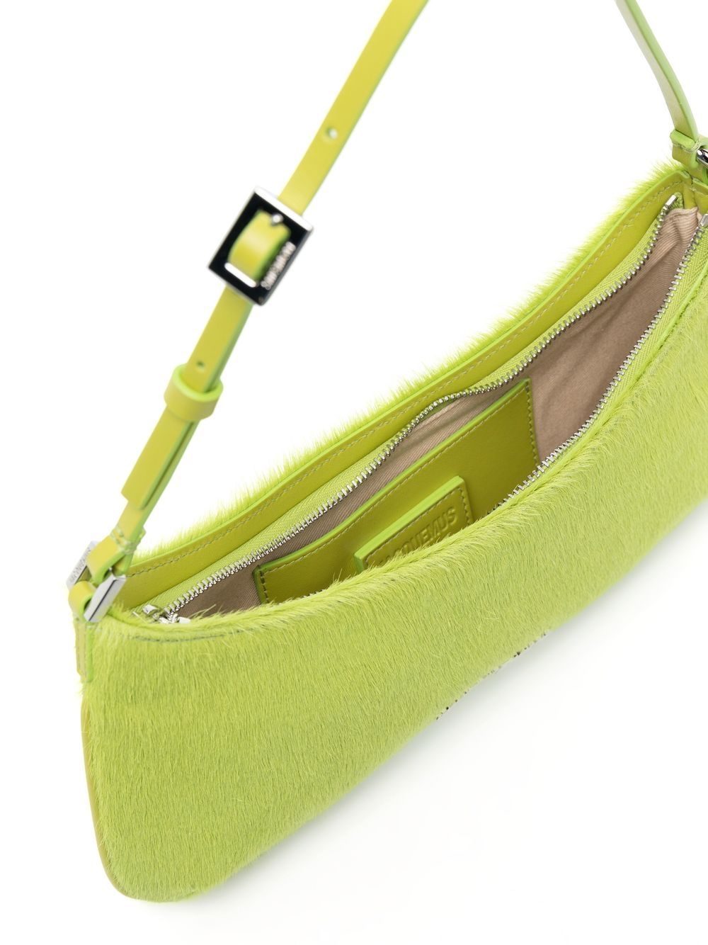 자크뮈스 / 르 비쥬 포니 헤어 숄더백 네온그린 231BA056 3112 540 STK - JACQUEMUS