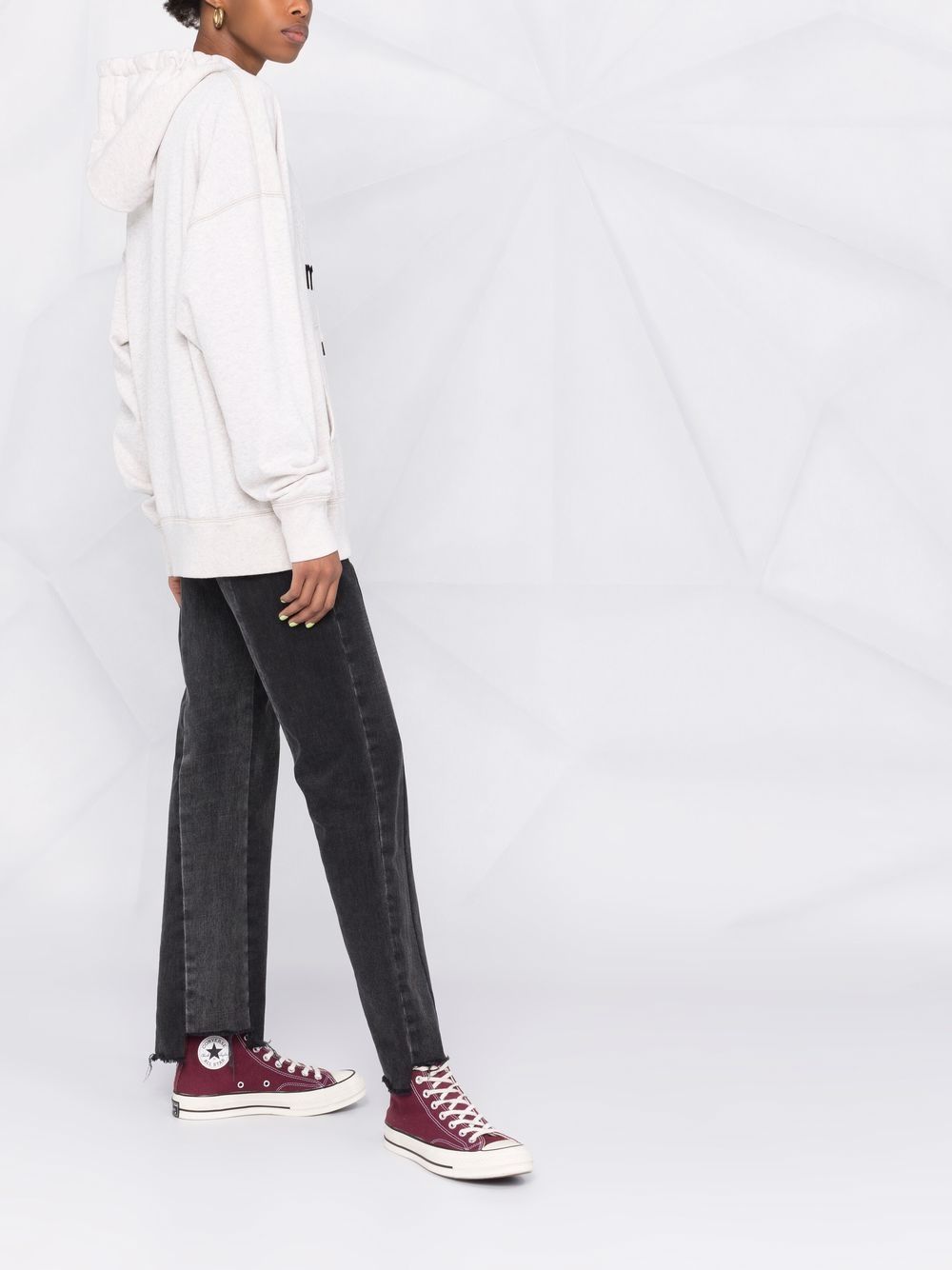 이자벨 마랑 에뚜왈 / 여성 만셀 오버사이즈 후디 에크루 SW0001FA A1M07E 23EC STK - ISABEL MARANT ETOILE