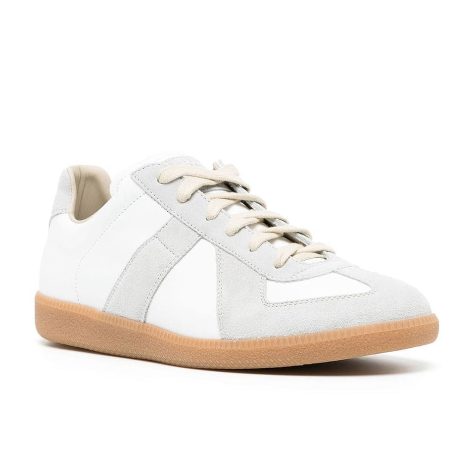 메종 마르지엘라 / 남성 레플리카 독일군 스니커즈 화이트 S57WS0236 P1895 101 STK - MAISON MARGIELA