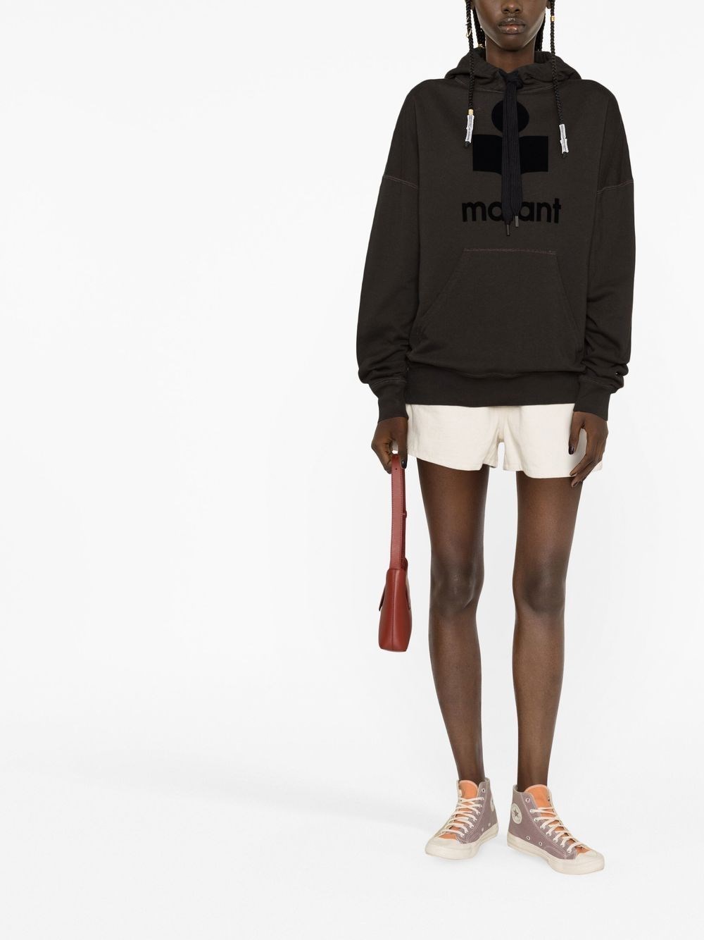 이자벨마랑에뚜왈 / 여성 만셀 오버사이즈 후디 블랙 SW0001FA A1M07E 02FK STK - ISABEL MARANT ETOILE