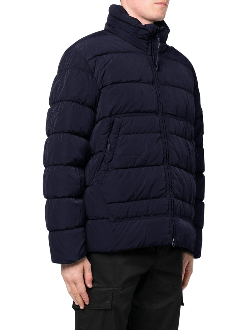 C.P. 컴퍼니 / 남성 에코크롬 쇼트 다운재킷 네이비 15CMOW028A 006369G 888 STK - C.P. COMPANY