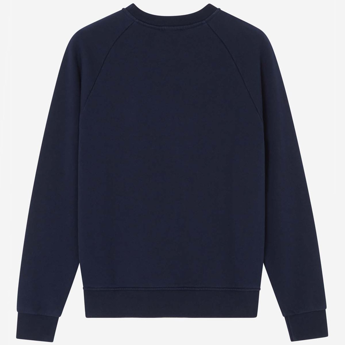 메종키츠네 / 여성 폭스헤드 패치 어드저스티드 맨투맨 네이비 AW00303KM0001 P480 STK - MAISON KITSUNE