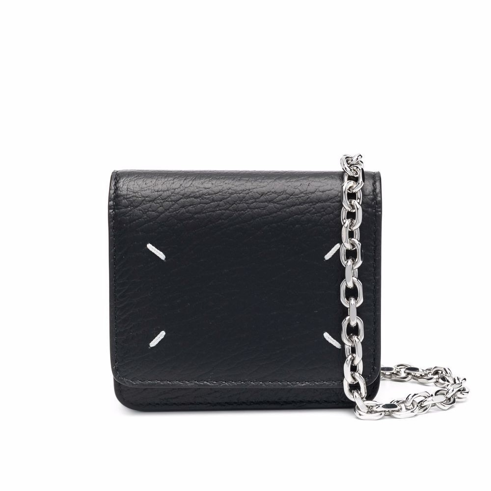 메종 마르지엘라 / 스몰 체인 월렛 블랙 SA3UI0009 P4455 T8013 STK