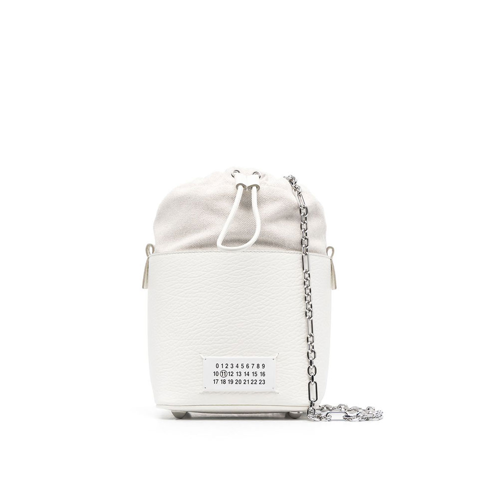  메종마르지엘라 / 5AC 스몰 버킷백 화이트 S61WG0035 P4348 H0157 STK - MAISON MARGIELA