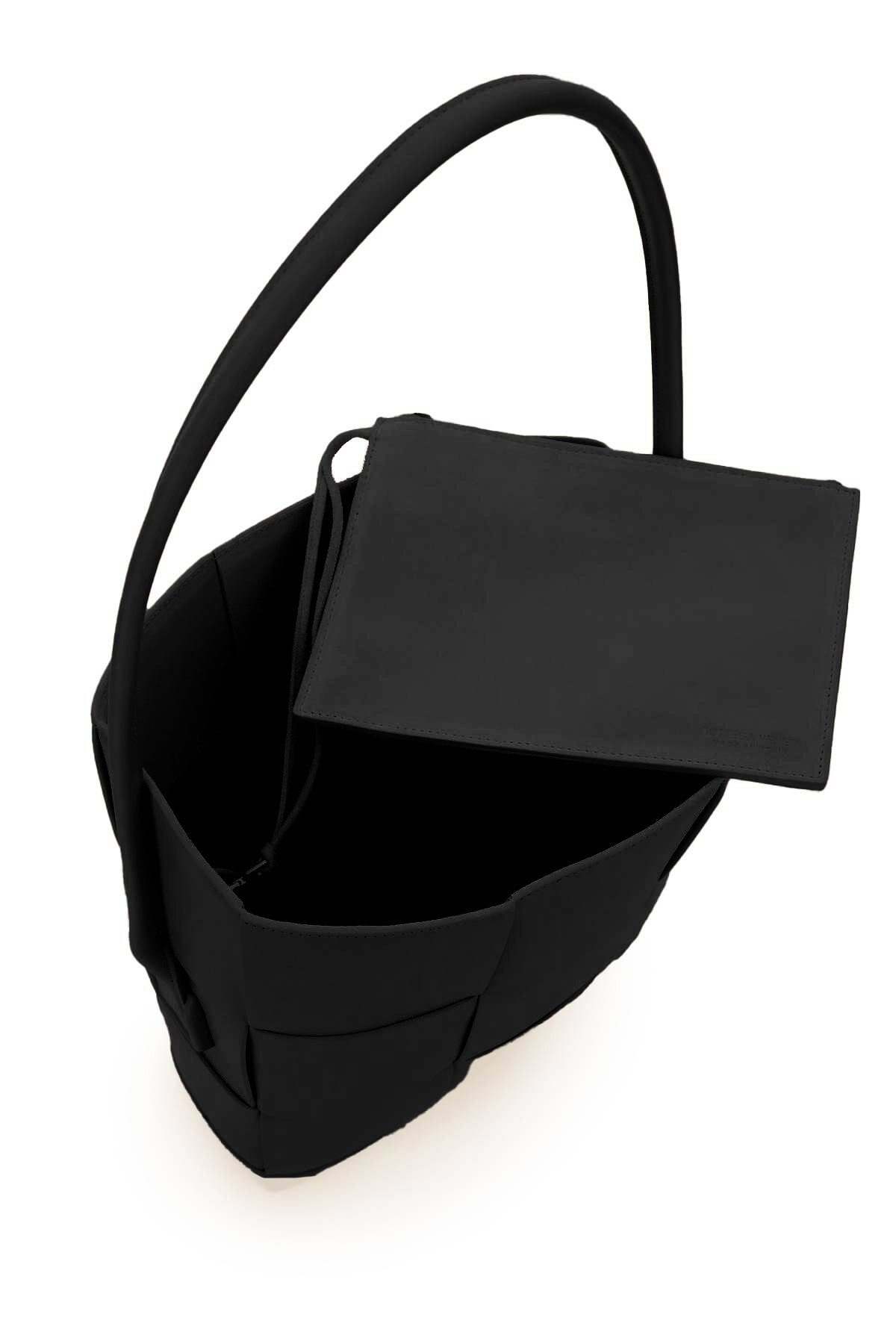 보테가 베네타 / 아르코 버티컬 라지 숄더백 블랙 702282 VMAP1 1229 STK - BOTTEGA VENETA