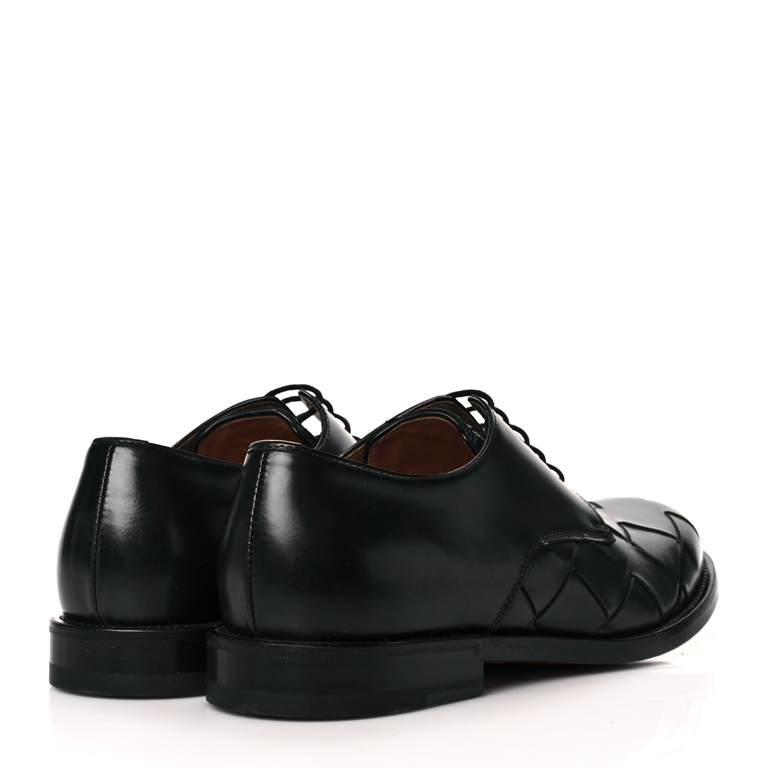 보테가베네타 / 남성 인트레치아토 레이스업 더비 슈즈 블랙 578272 VBPB1 1000 STK - BOTTEGA VENETA