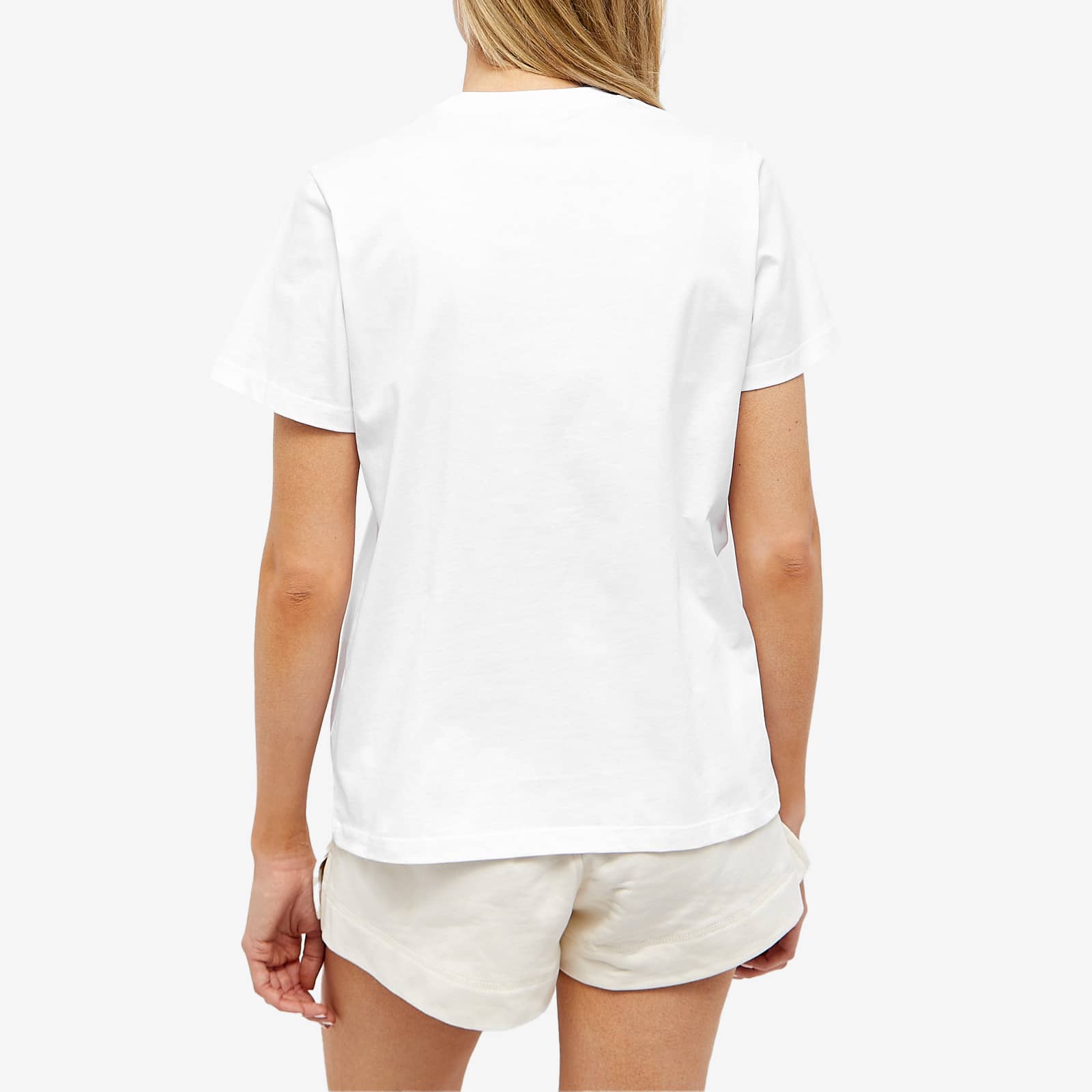 가니 / 여성 릴렉스드 버니 프린트 티셔츠 화이트 T3593 151 STK - GANNI