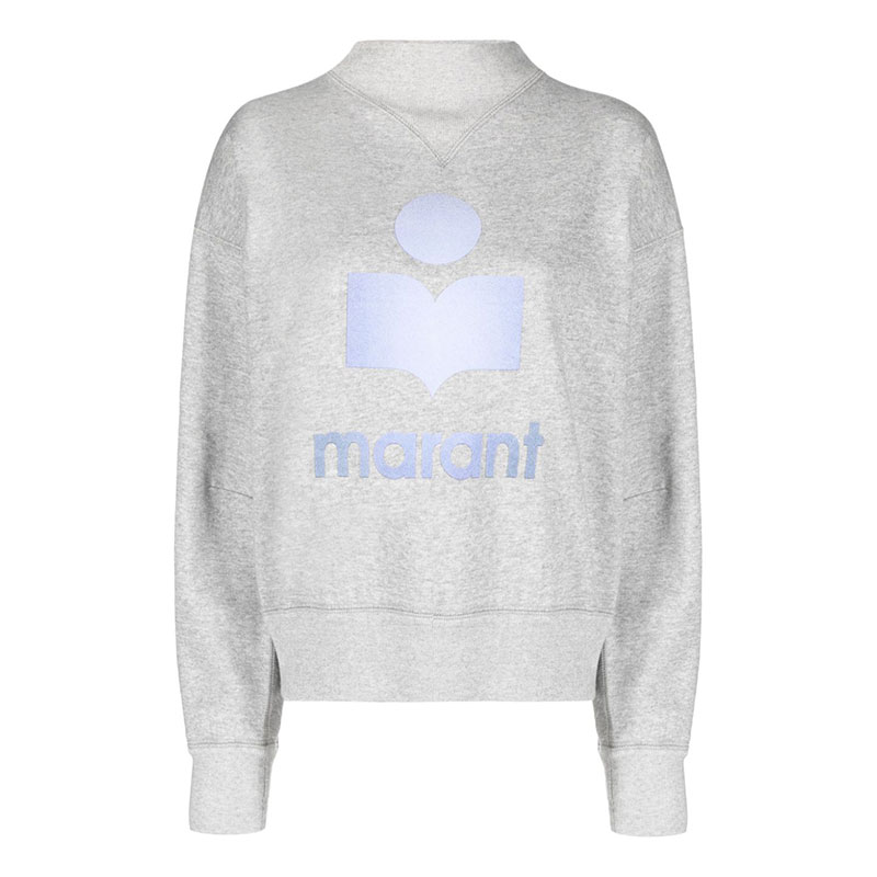 23FW 이자벨 마랑 에뚜왈 / 여성 모빌리 로고 스웻셔츠 그레이 SW0003FA A3M56E 02GY STK