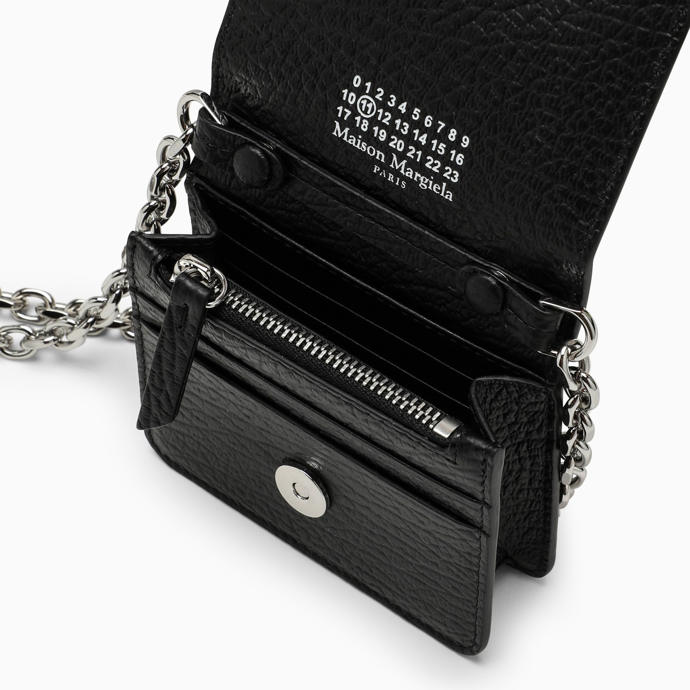 메종 마르지엘라 / 스몰 체인 월렛 블랙 SA3UI0009 P4455 T8013 STK - MAISON MARGIELA