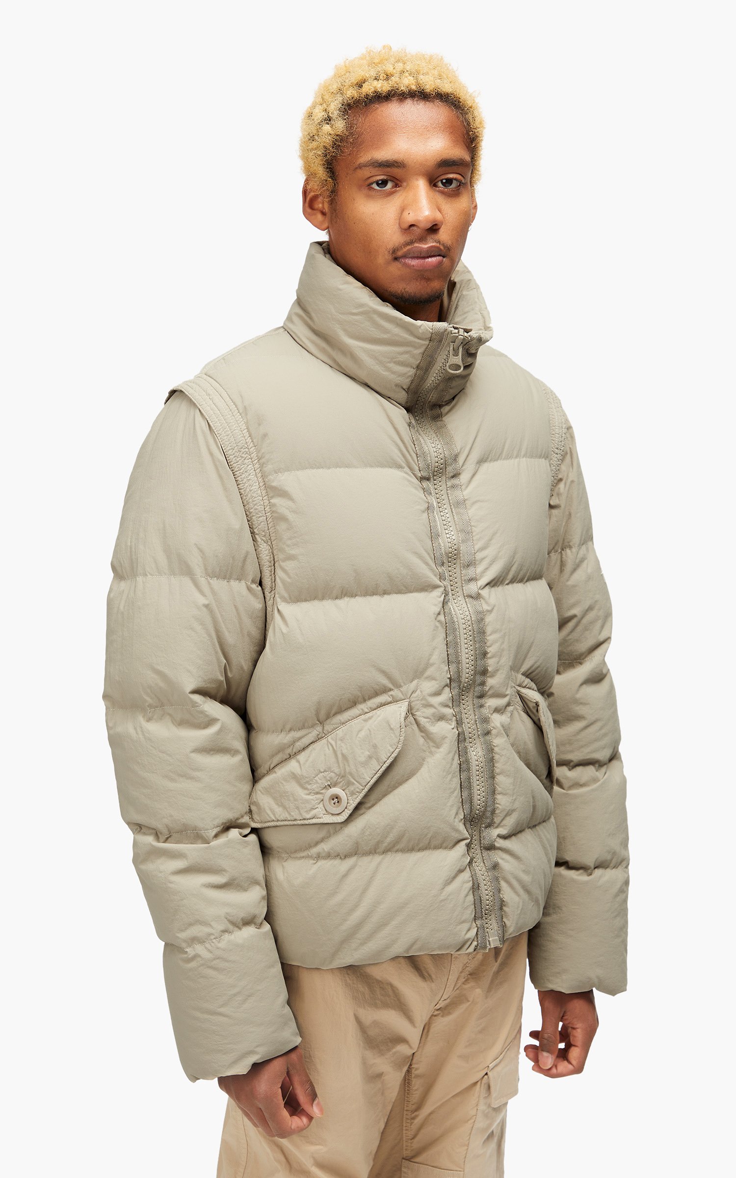 텐씨 / 남성 오스트랄 디태쳐블 다운 자켓 토프 23CTCUC03038 003780 903 STK - TEN C