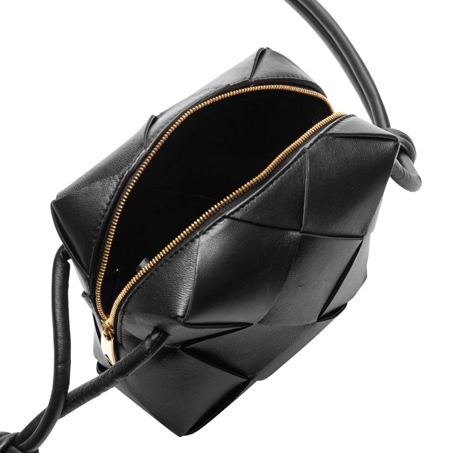  보테가 베네타 / 미니 카세트 카메라백 블랙 701915 VCQC2 8425 STK - BOTTEGA VENETA