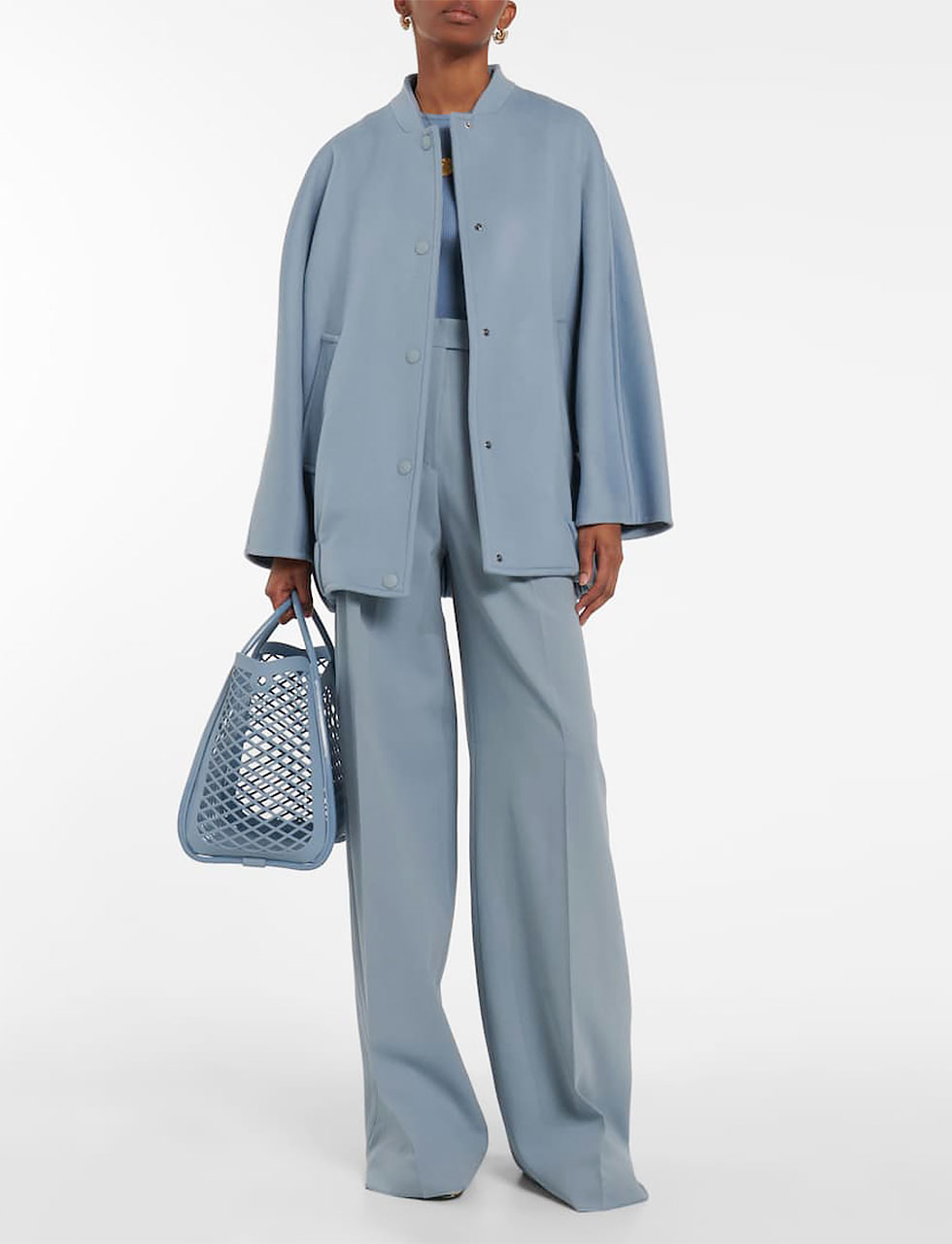 막스마라 / 여성 에스토니아 오버사이즈 보머 재킷 블루 2310810738600 007 STK - MAX MARA STUDIO