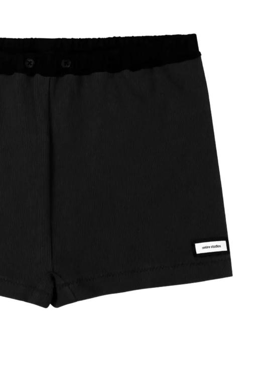 26FW 엔타이어 스튜디오 숏팬츠 ESFW26SH01632 0015 BLACK - ENTIRE STUDIOS