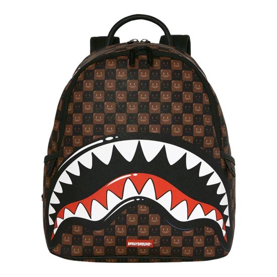 26FW 스프레이그라운드 백팩 B9305 SHARKS IN PARIS WTF BUBBLE BROWN