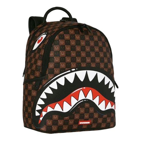26FW 스프레이그라운드 백팩 B9305 SHARKS IN PARIS WTF BUBBLE BROWN - SPRAYGROUND