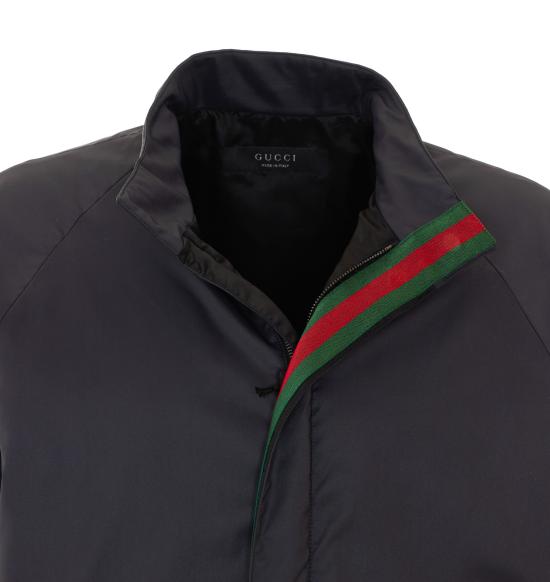 26FW 구찌 나일론 패딩 자켓 A003KU ZAVJT1000 BLACK - GUCCI
